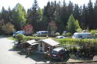 Waldcampingplatz Erzgebirgsblick - chattiger Wohnmobilstellplatz auf dem Campingplatz 