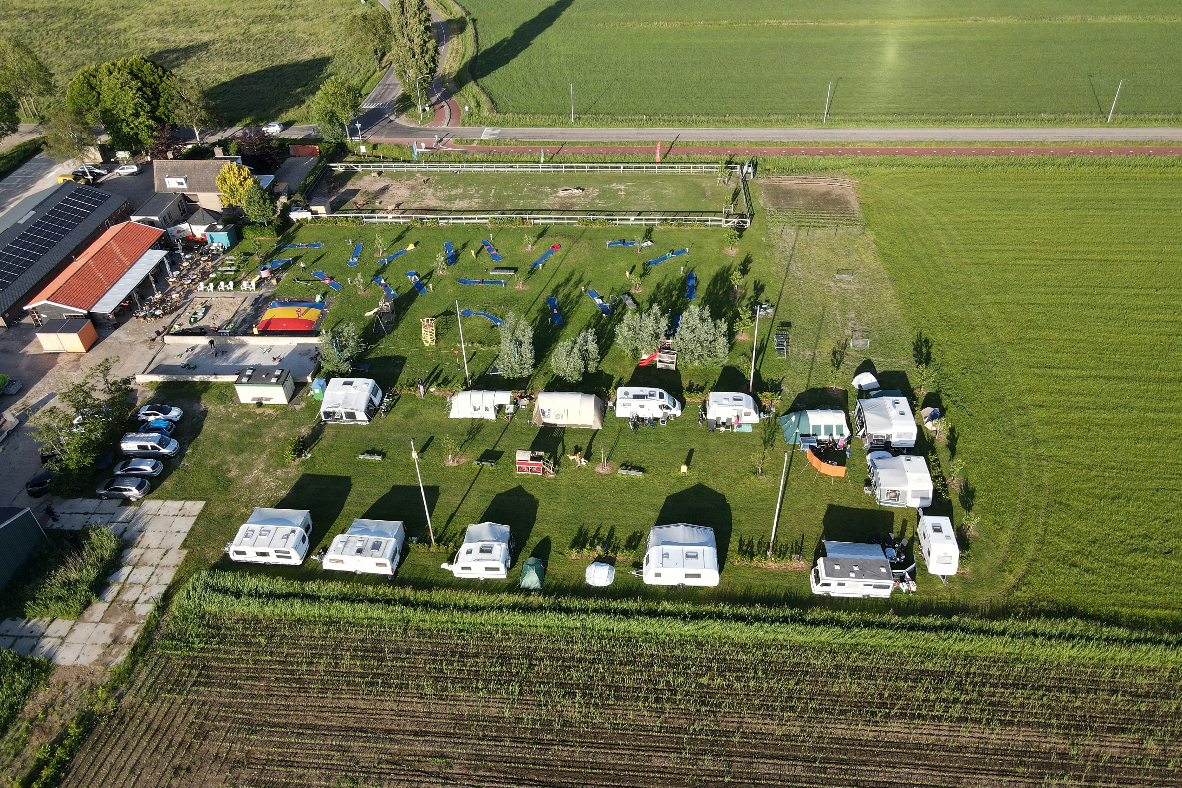 Waleuk  - Campingplatz aus der Vogelperspektive