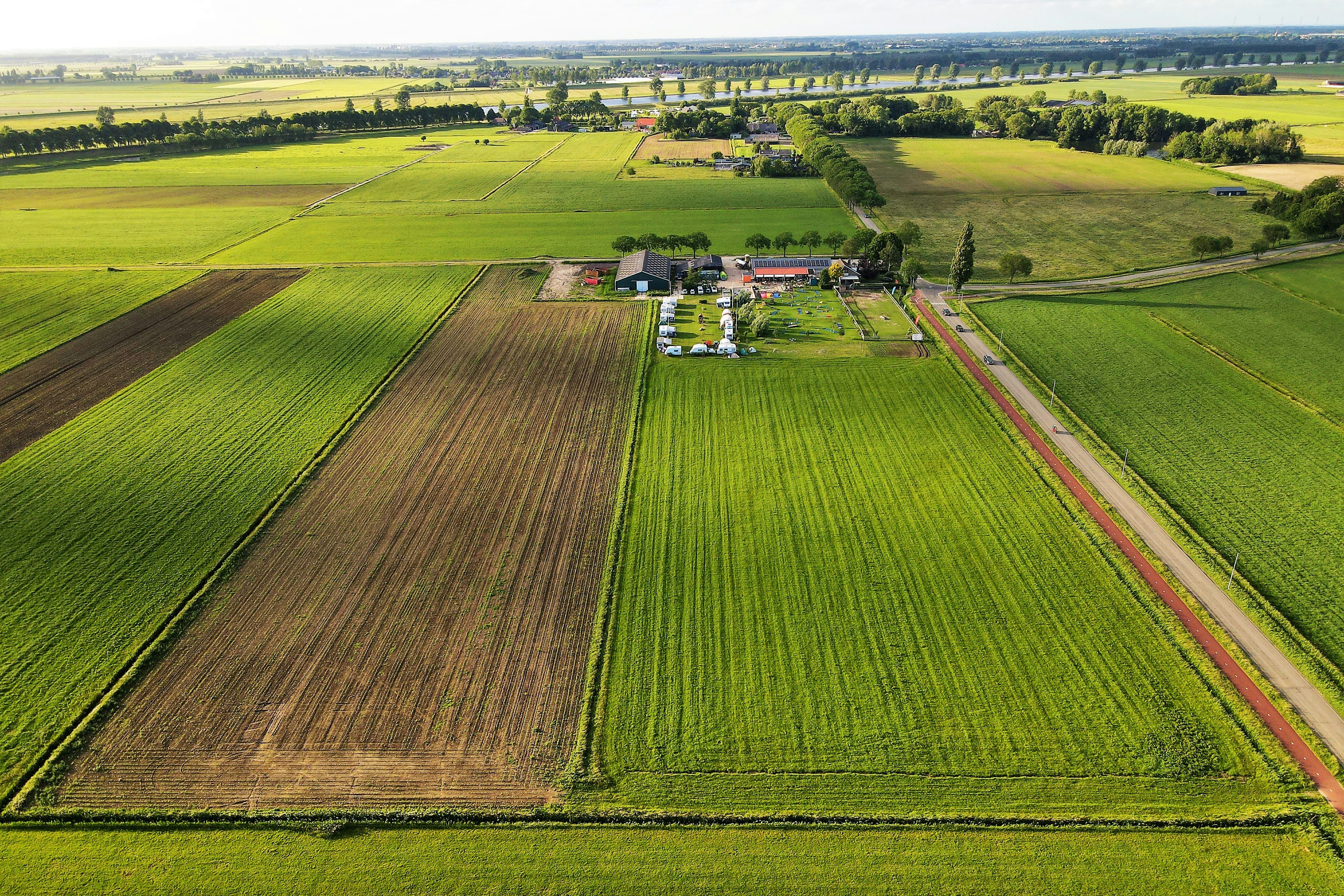 Waleuk  - Luftaufnahme des Campingplatzes