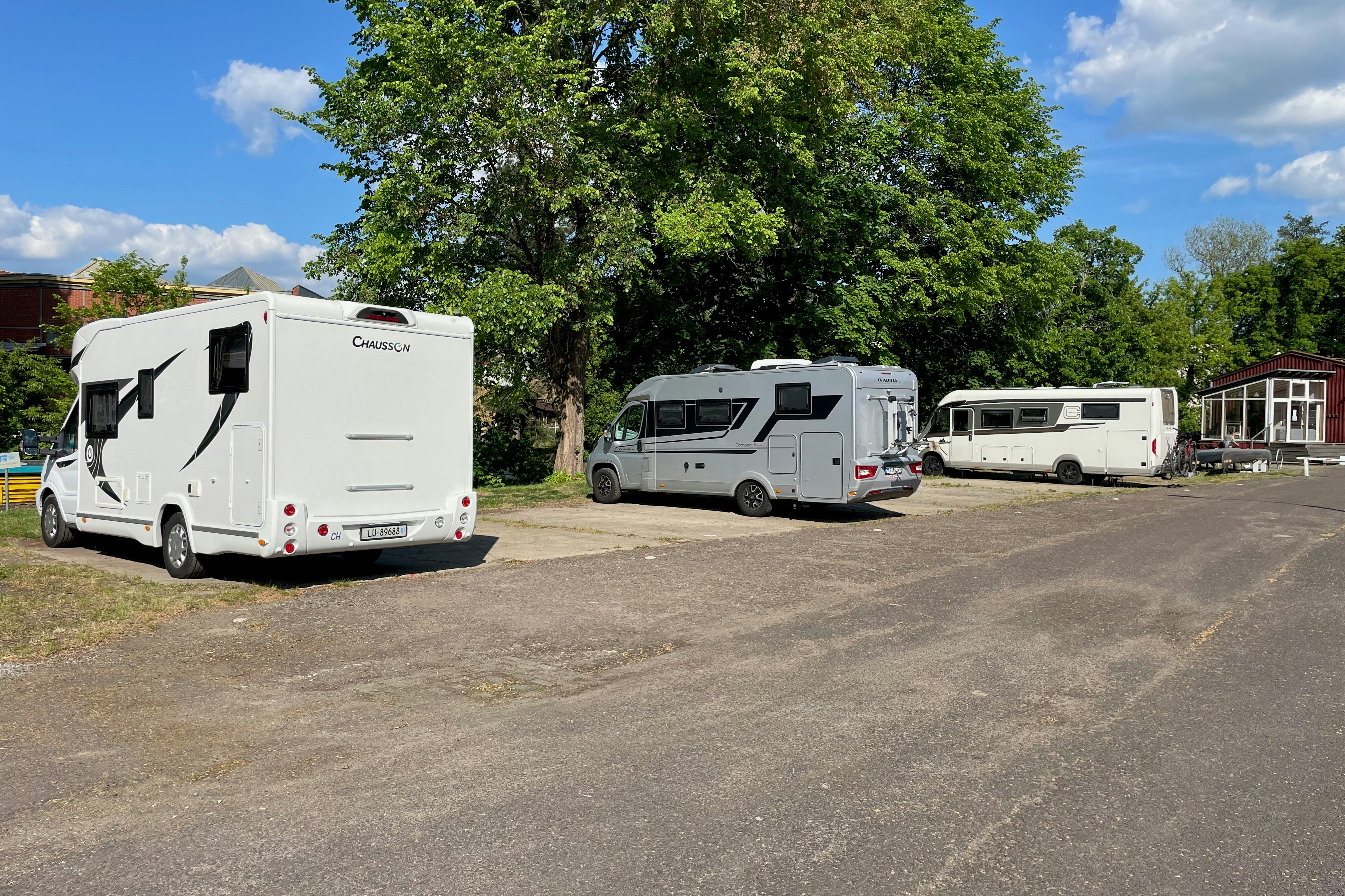 Wassersportzentrum Alte Feuerwache - Standplätze auf dem Campingplatz
