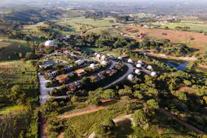 wecamp Reserva Alecrim - Campingplatz aus der Vogelperspektive