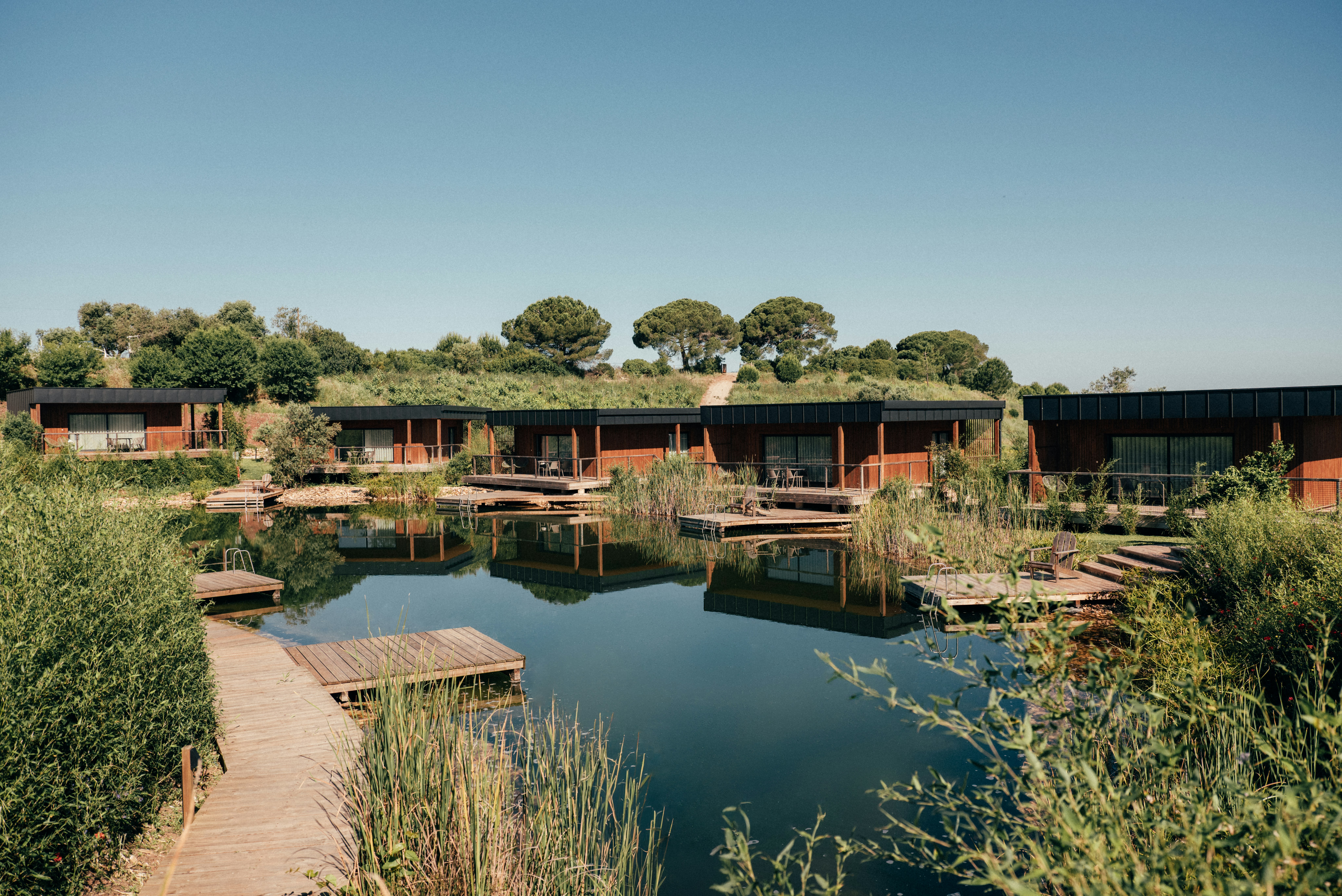wecamp Reserva Alecrim - Blick auf den Naturpool auf dem Campingplatz