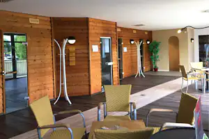 Wellness Camp Düne 6 - Sauna im Wellnessbereich vom Campingplatz