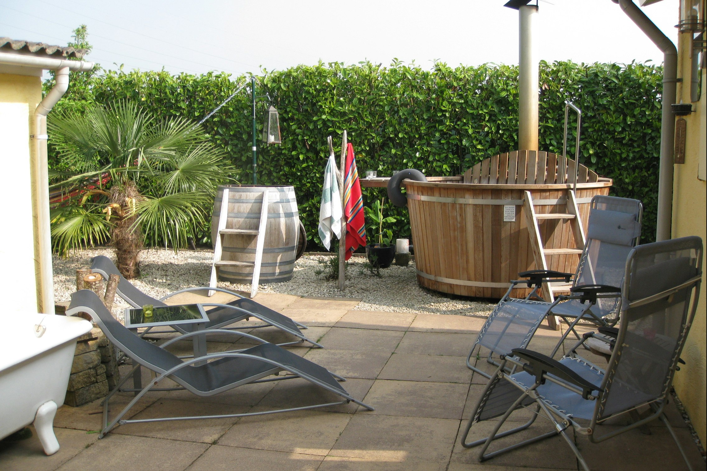 Wellnesscamping Favora - Hottub auf dem Campingplatz