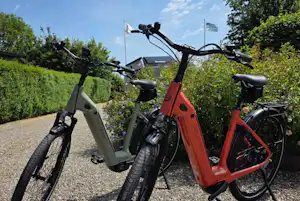 Womoland Nordstrand - Fahrräder auf dem Campingplatz