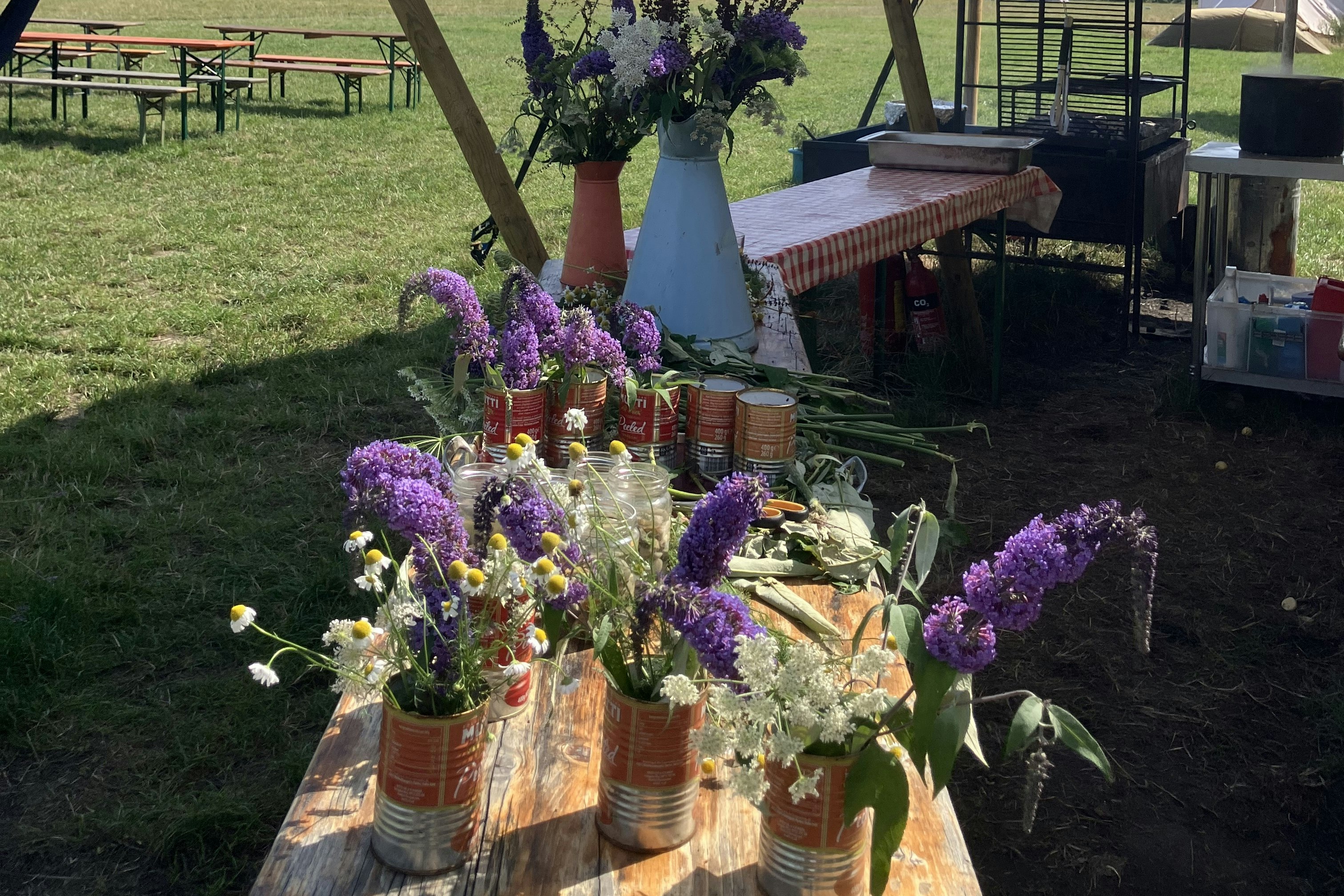 Woodfire at Chapel Field - Outdoorküche auf dem Campingplatz