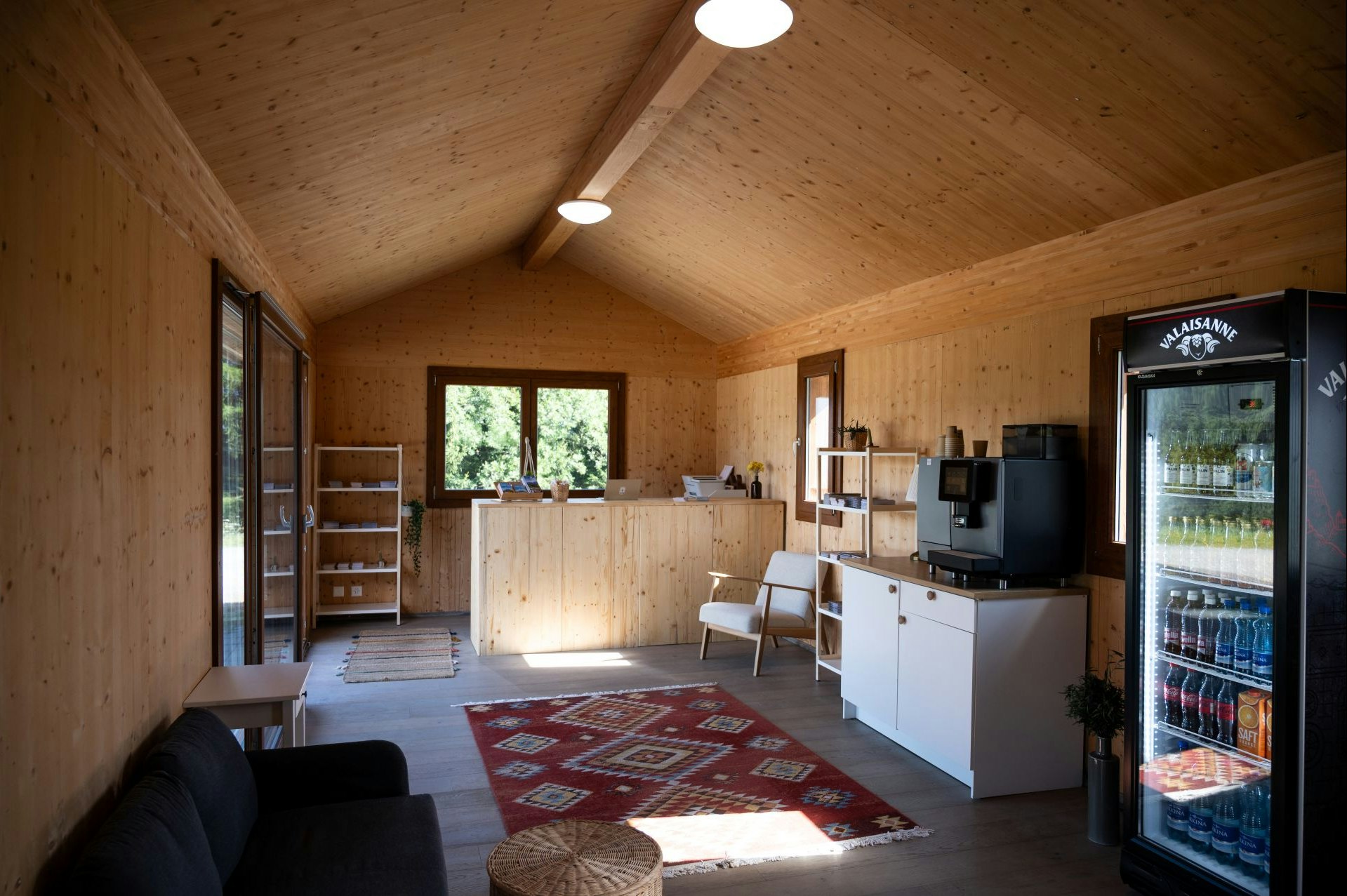 Woodland Camping - Rezeption des Campingplatzes