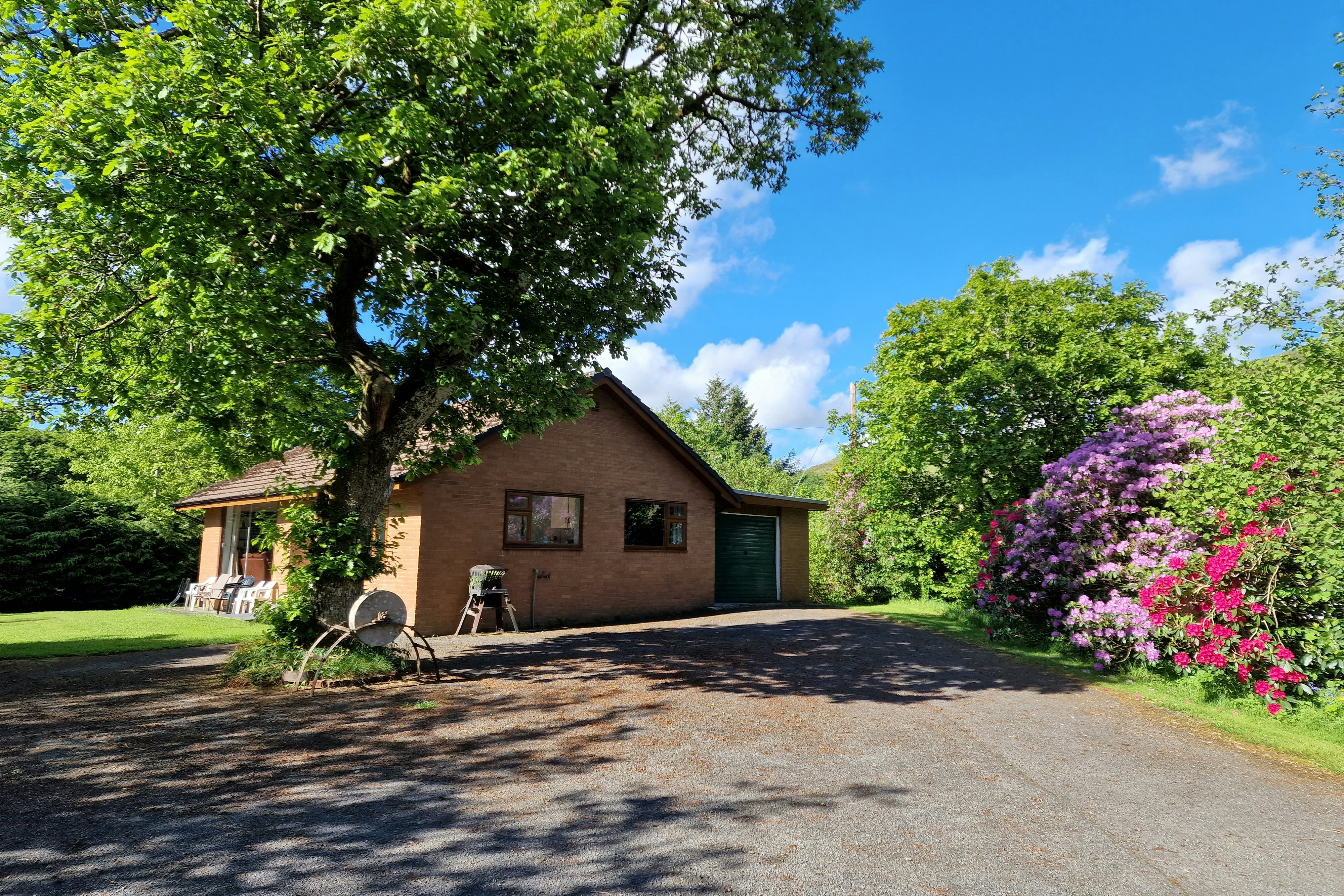 Woodlands Caravan Park Devils Bridge - Blick auf den Campingplatz