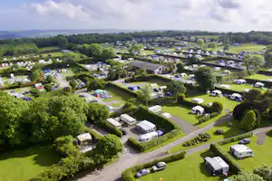Woodlands Caravan & Camping Park Woodlands Grove Caravan & Camping Park - Luftaufnahme des Campingplatzes