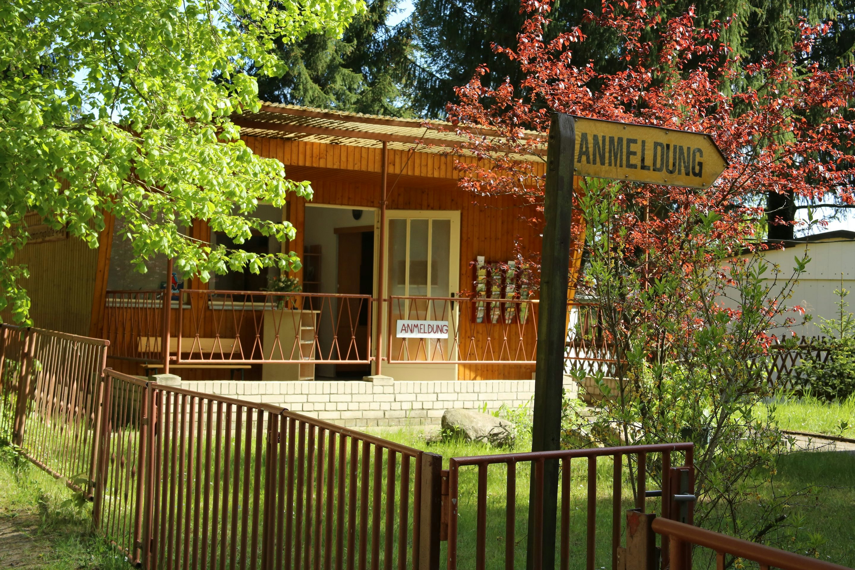 Wurlsee Camping Lychen - Rezeption des Campingplatzes