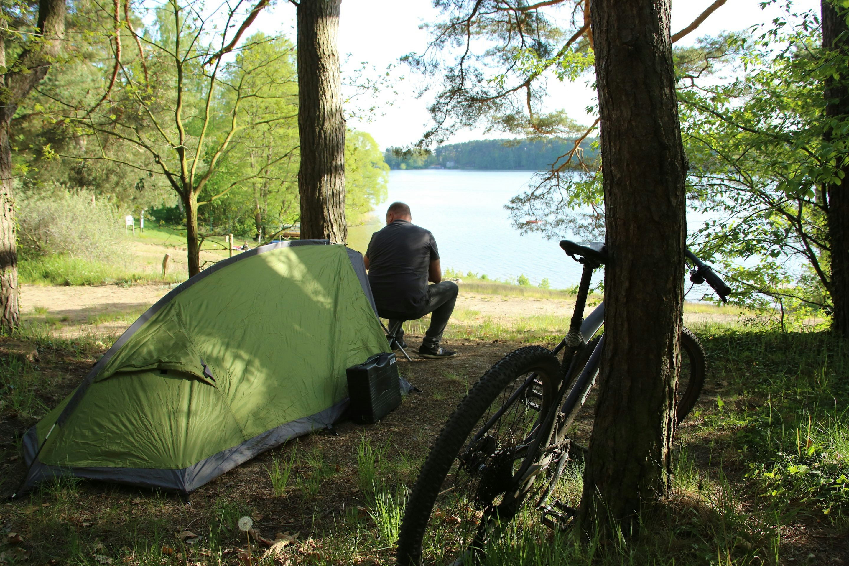 Wurlsee Camping Lychen - Zeltplatz am Ufer des Sees