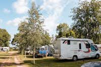 Wusterwitz Camping am See - Stellplätze auf der Wiese