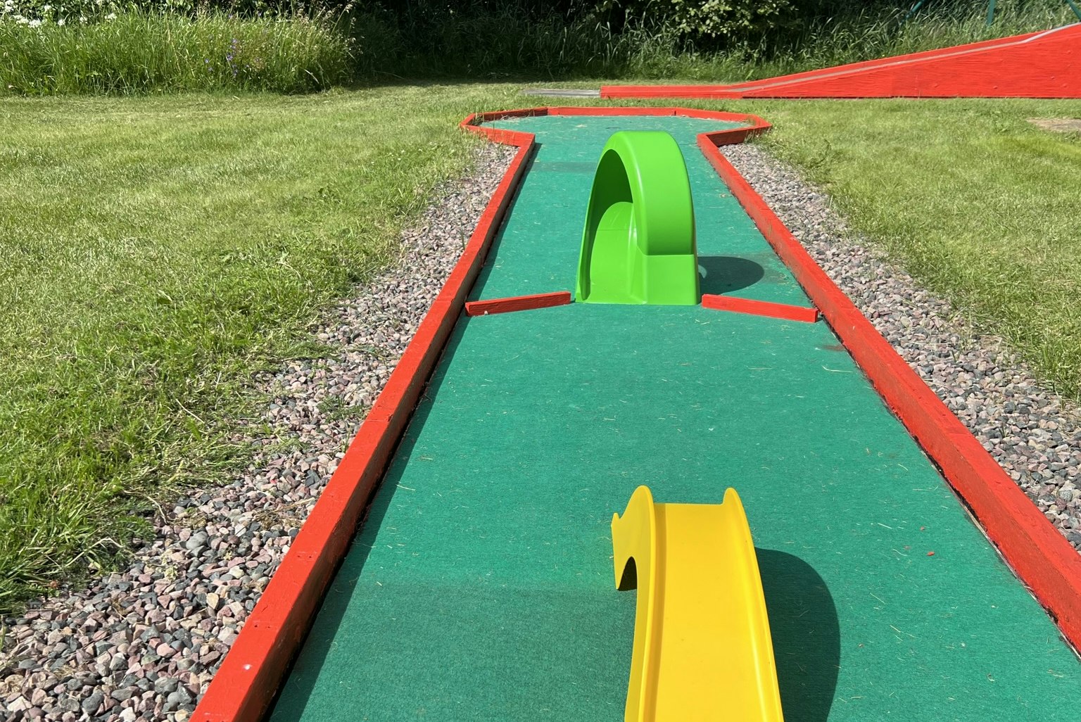 Yttermalungs Camping - Minigolfplatz auf dem Campingplatz