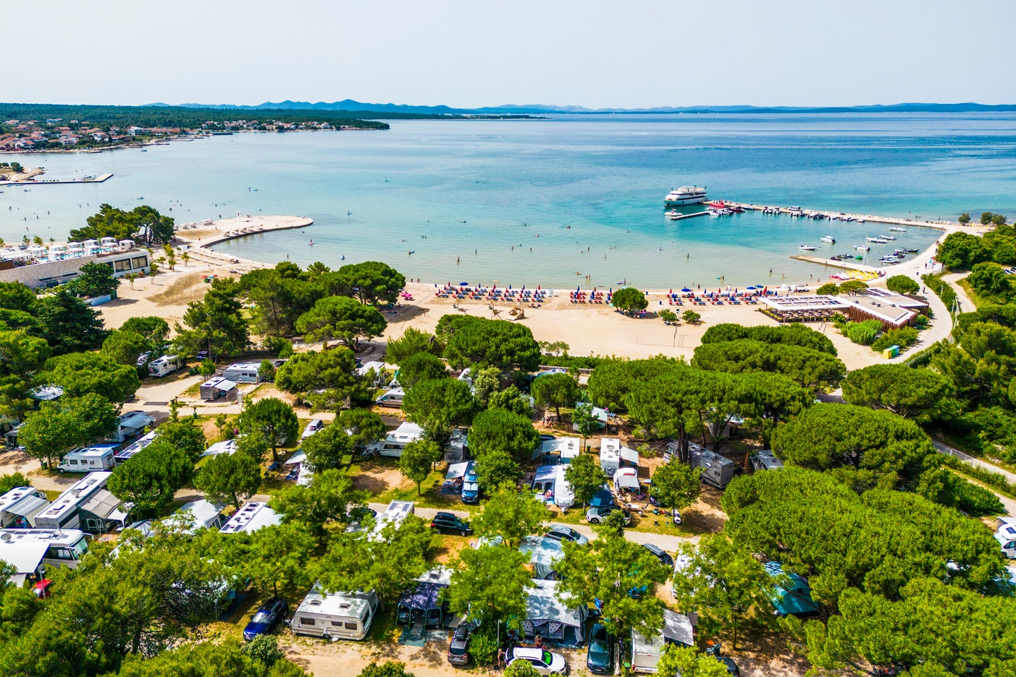 Zaton Holiday Resort  - Campingplatz aus der Vogelperspektive