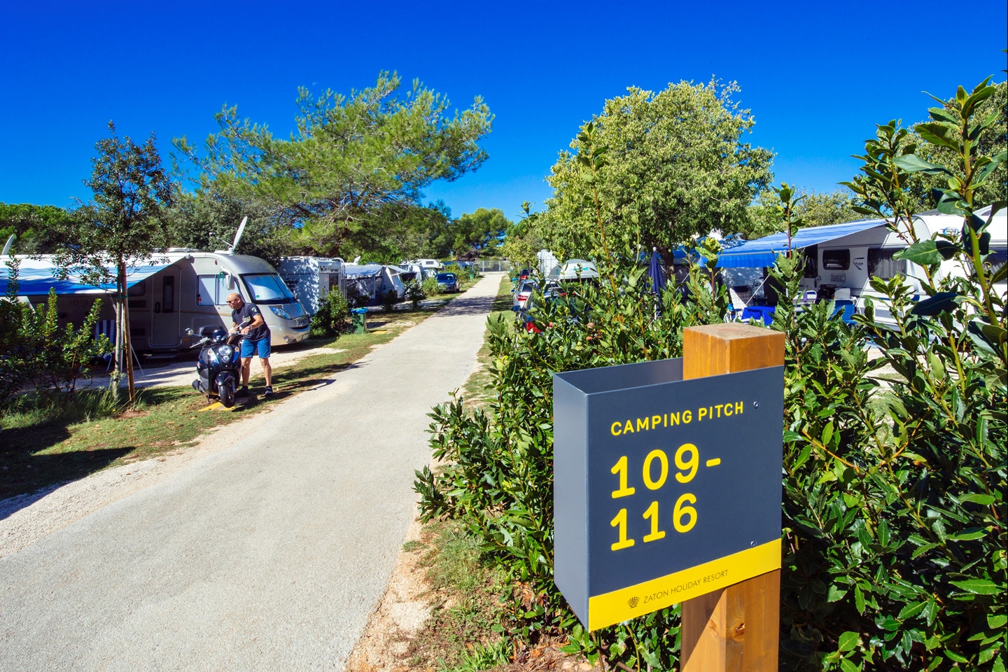 Zaton Holiday Resort - Standplätze auf dem Campingplatz