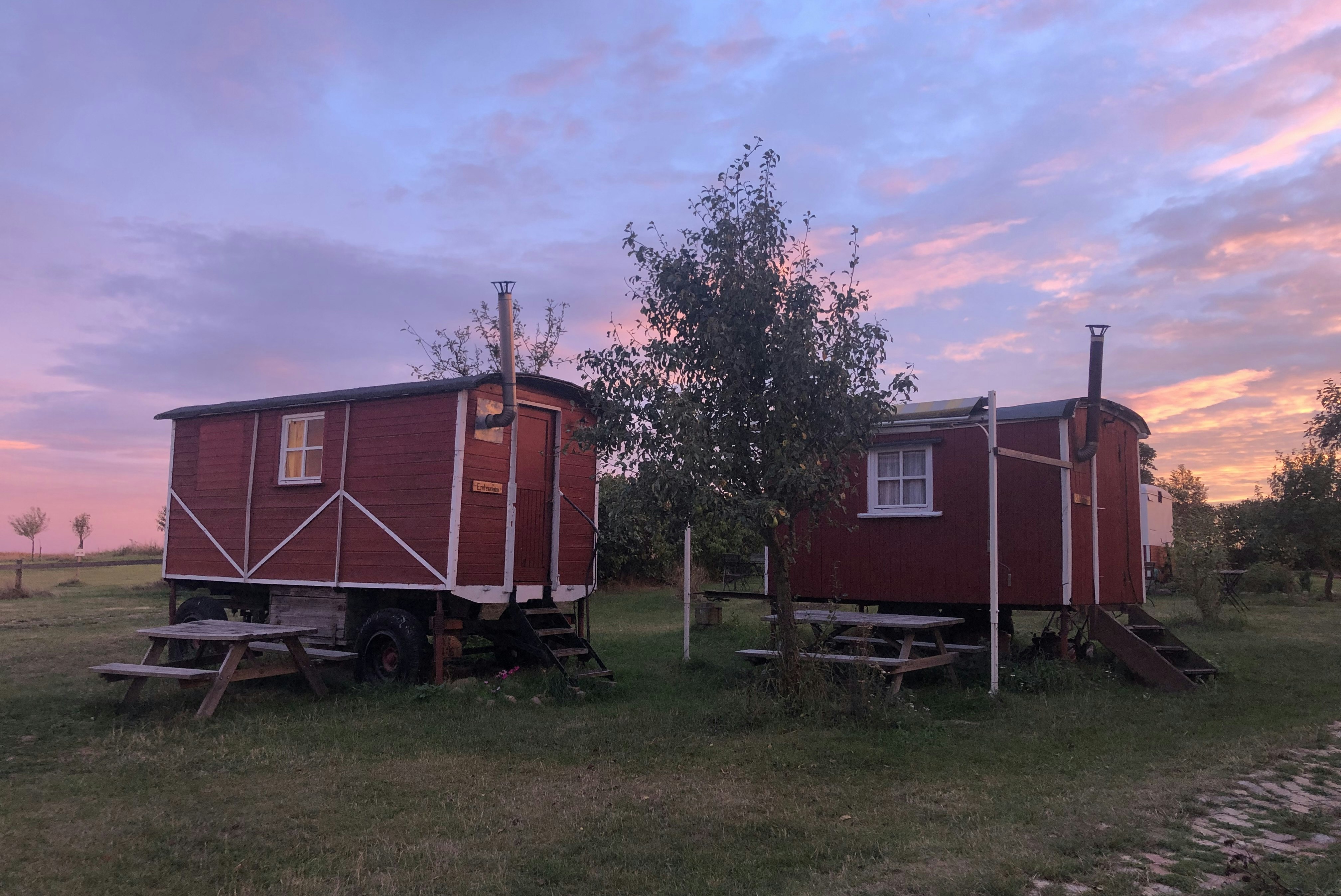Zeltwiese Löbejün  - Mobilheime auf dem Campingplatz