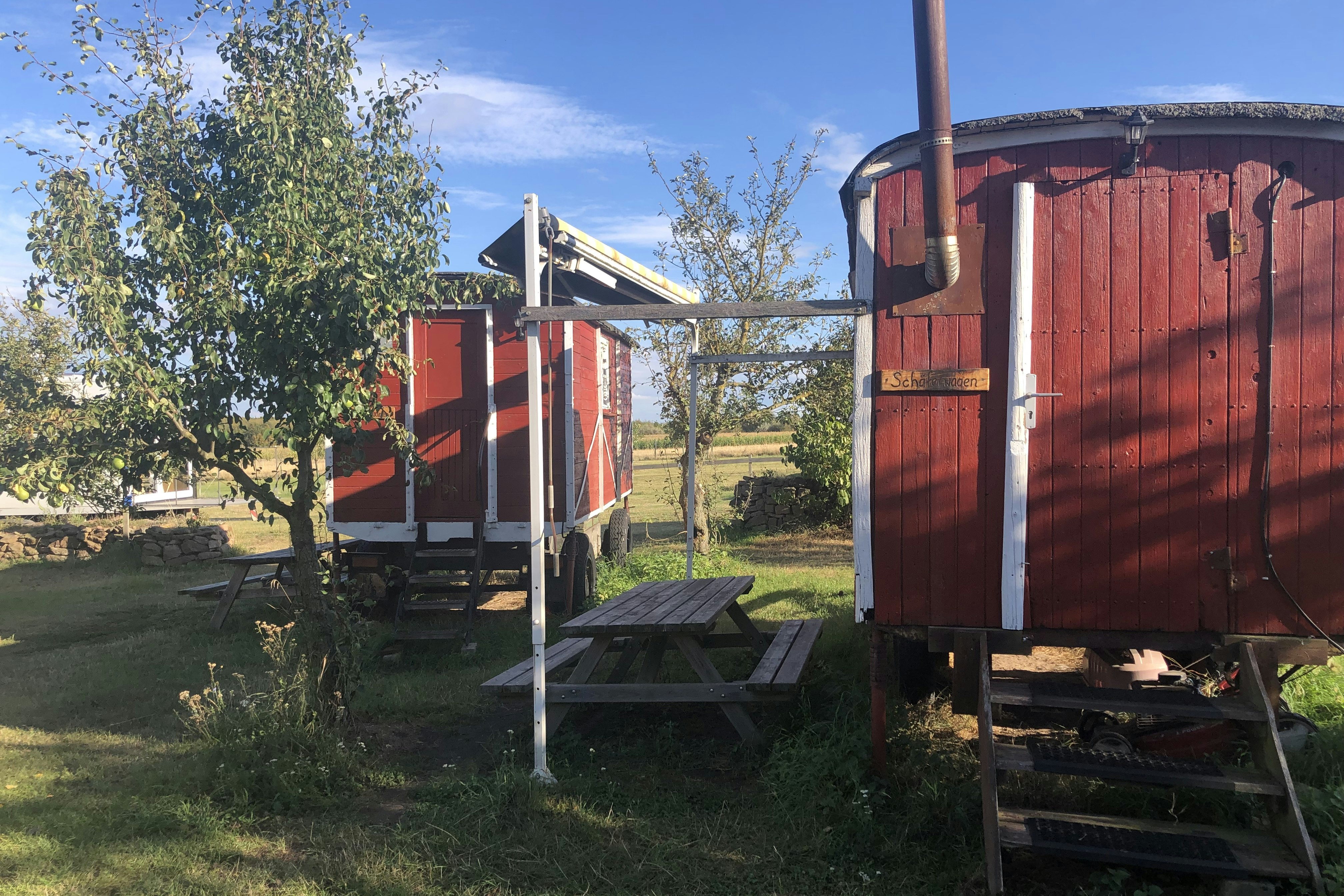 Zeltwiese Löbejün - Mobilheime auf dem Campingplatz