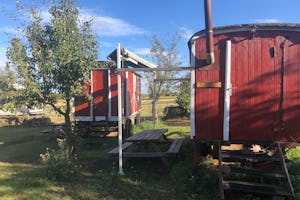 Zeltwiese Löbejün - Mobilheime auf dem Campingplatz