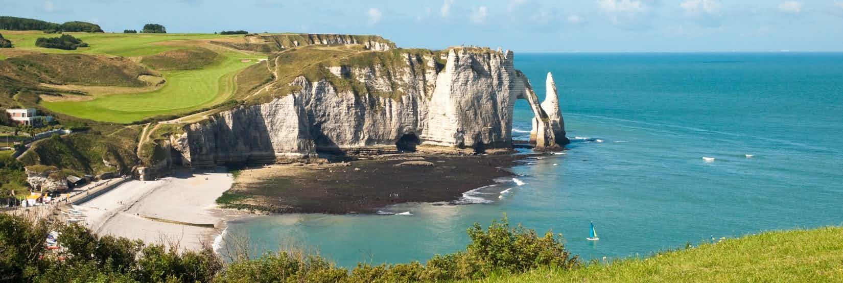 Camping in der Normandie am Meer