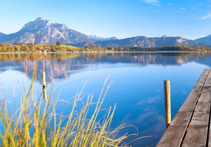 Camping en bord de lac en Bavière