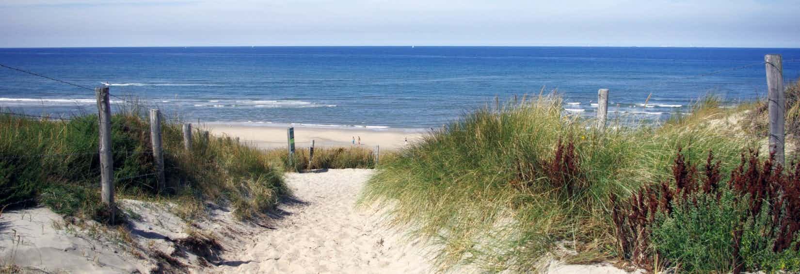 Camping am Strand in Holland
