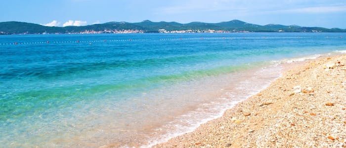 Campeggio sulla spiaggia in Croazia