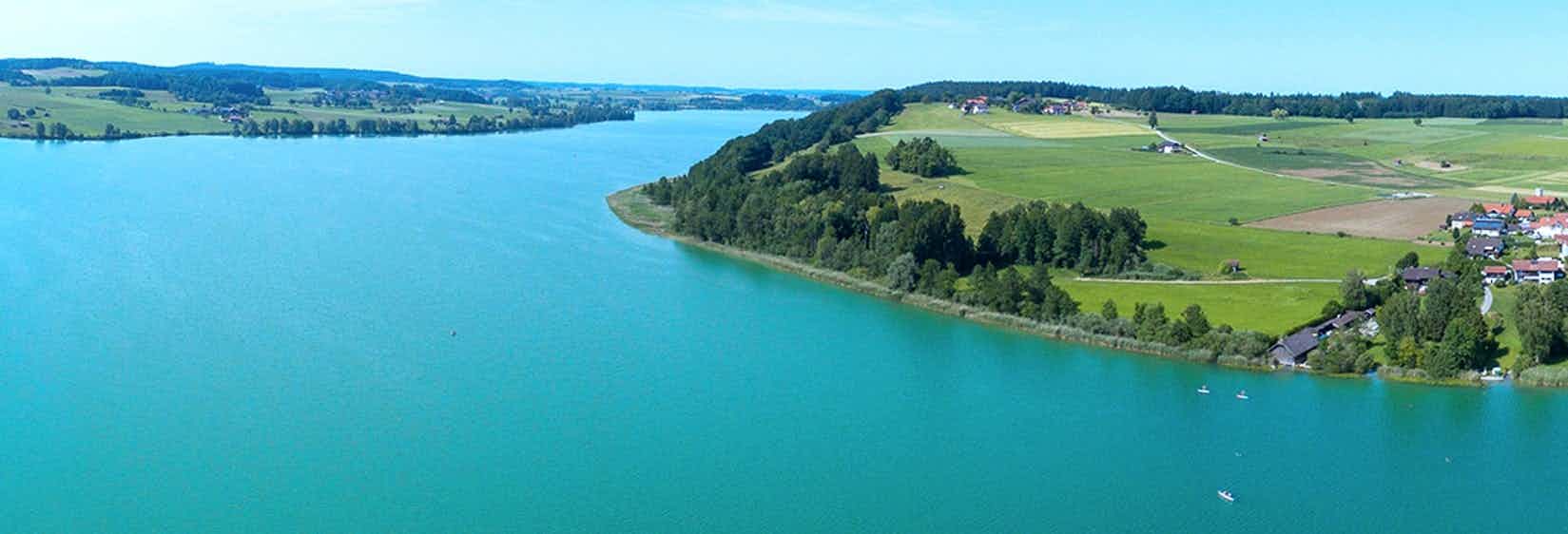 Camping am Strand in Waging am See