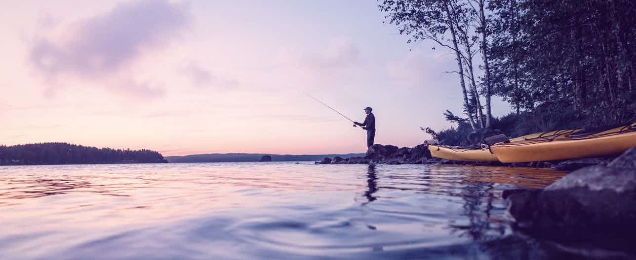 Camping für Angler