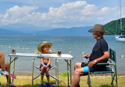 Camping mit Kindern am Lago Maggiore