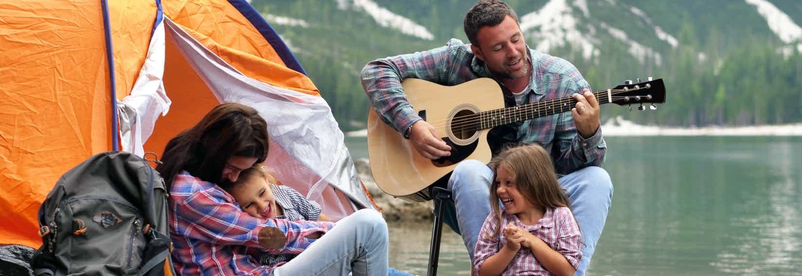 Camping in den Alpen mit Kindern