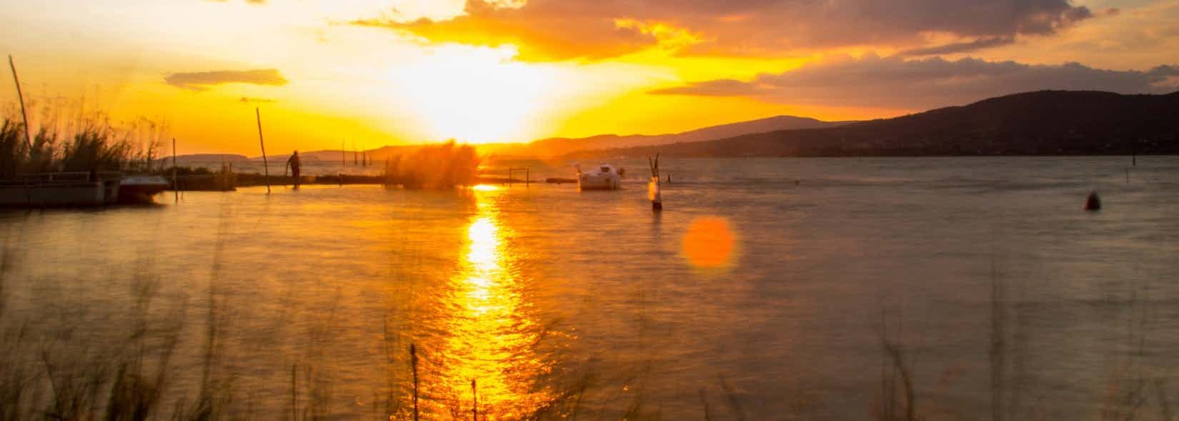Camping au bord du lac Trasimène