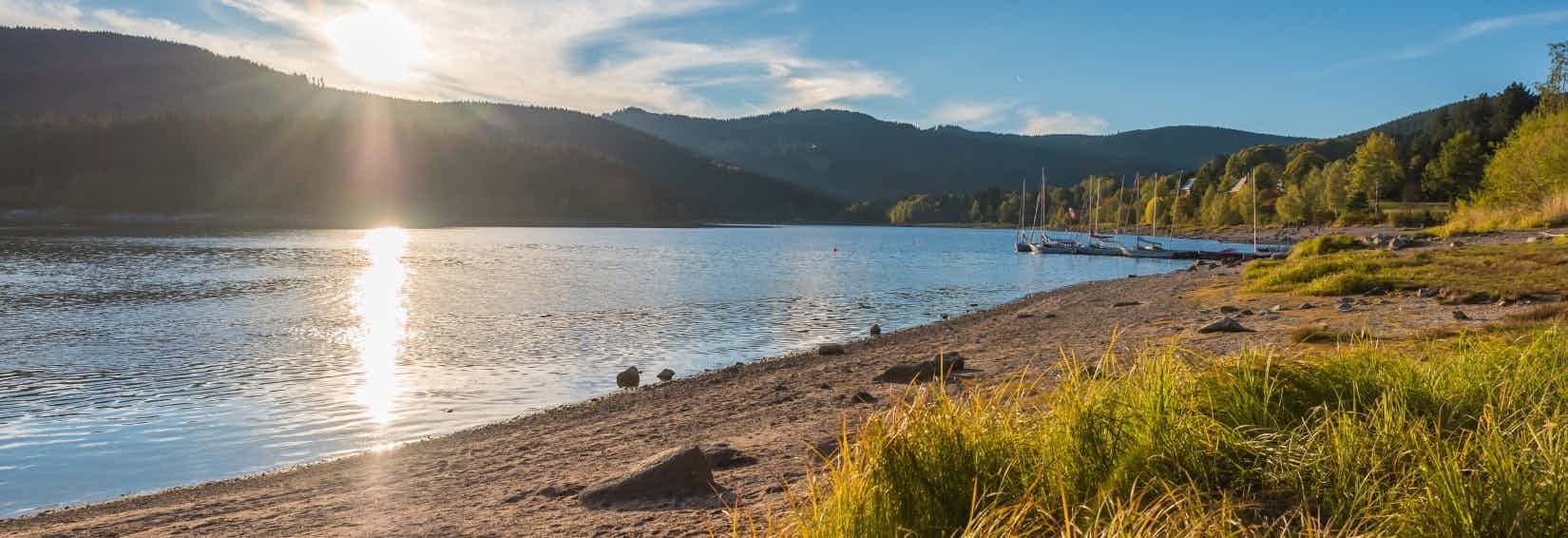 Camping en bord de lac dans la Forêt-Noire