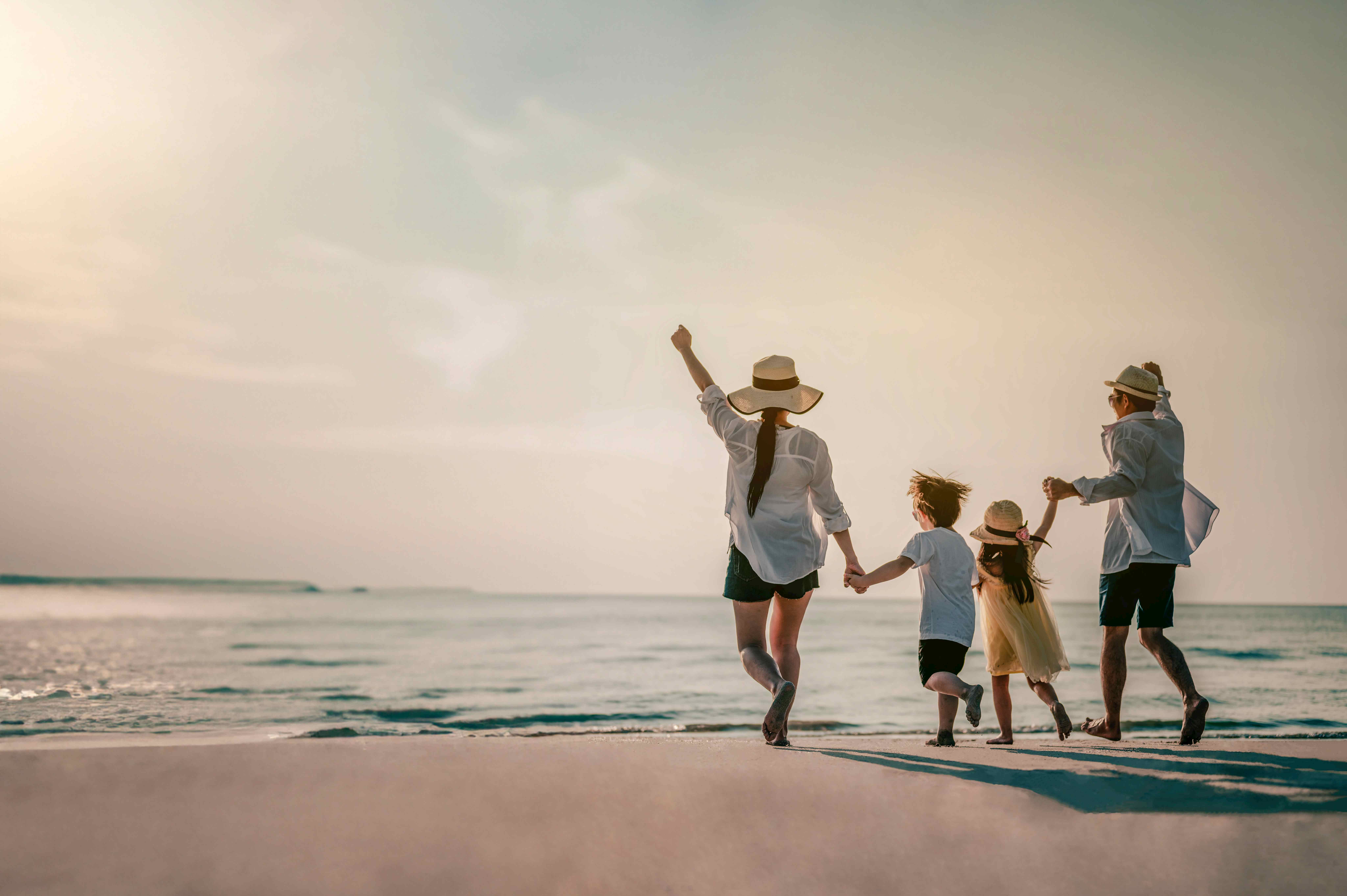 Camping mit Kindern am Meer
