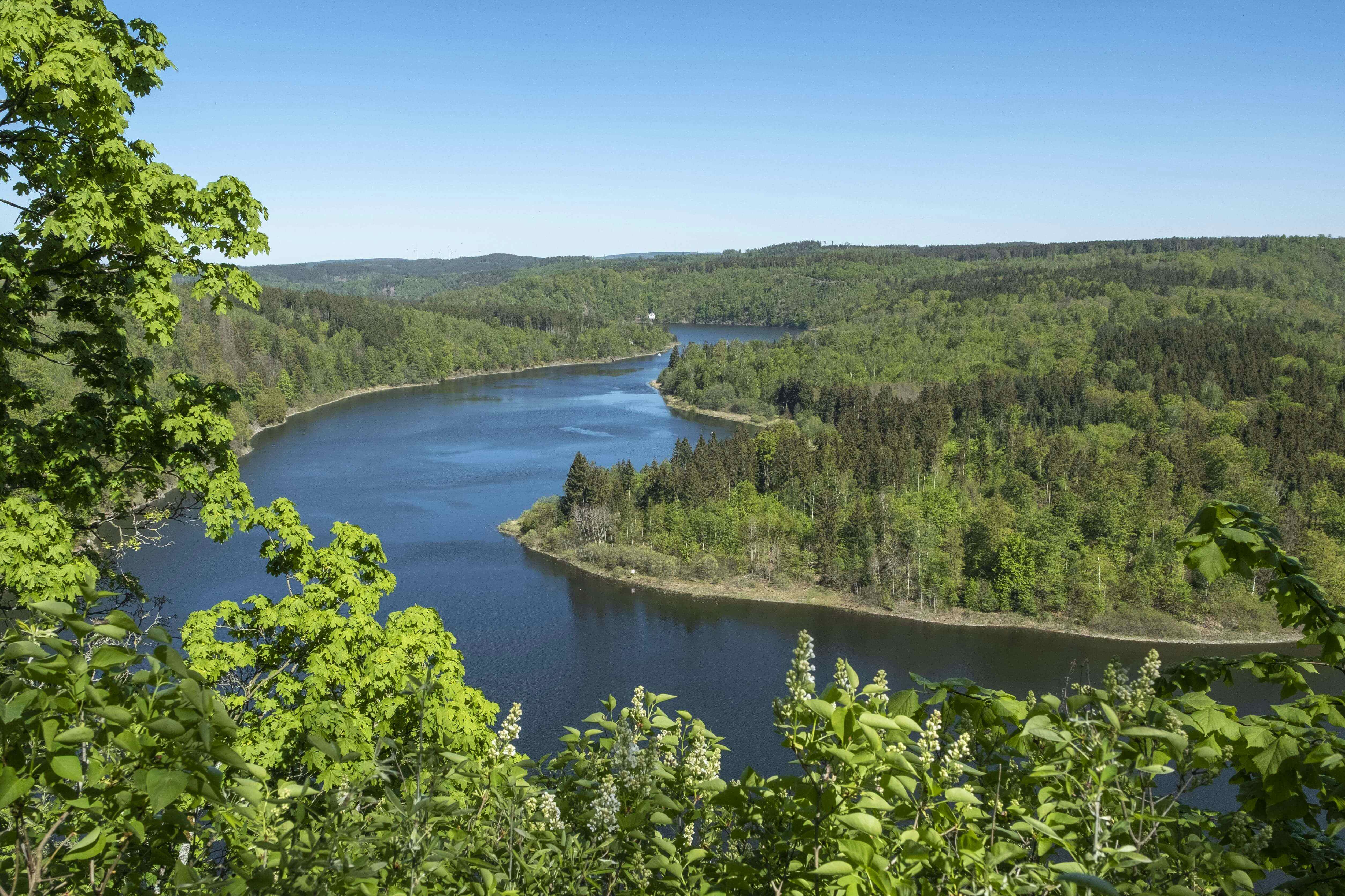 Camping an der Bleilochtalsperre