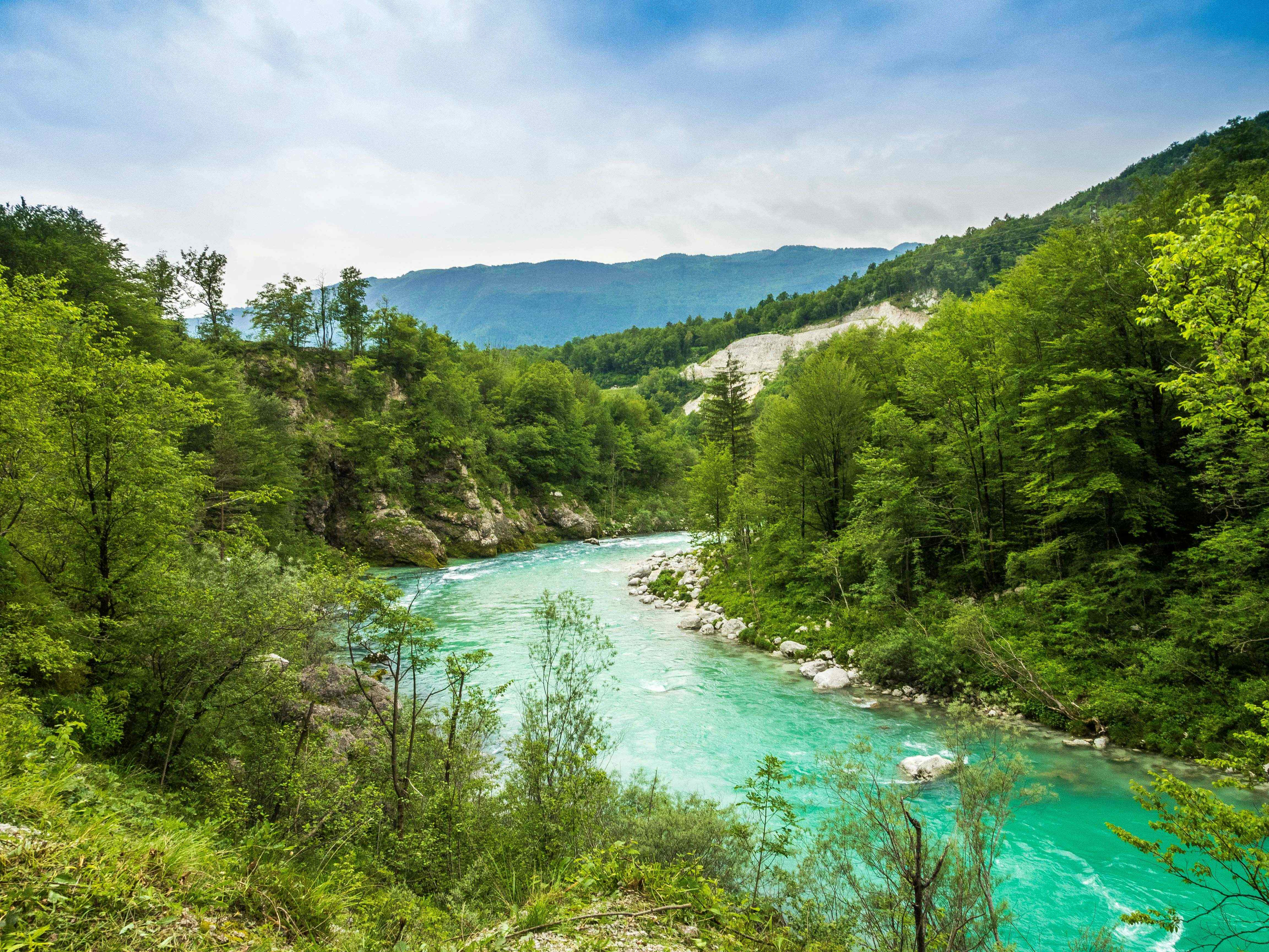 Camping in Soča