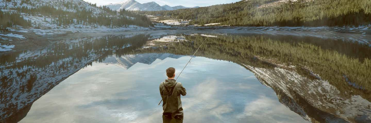 Campeggio in Svezia per pescatori