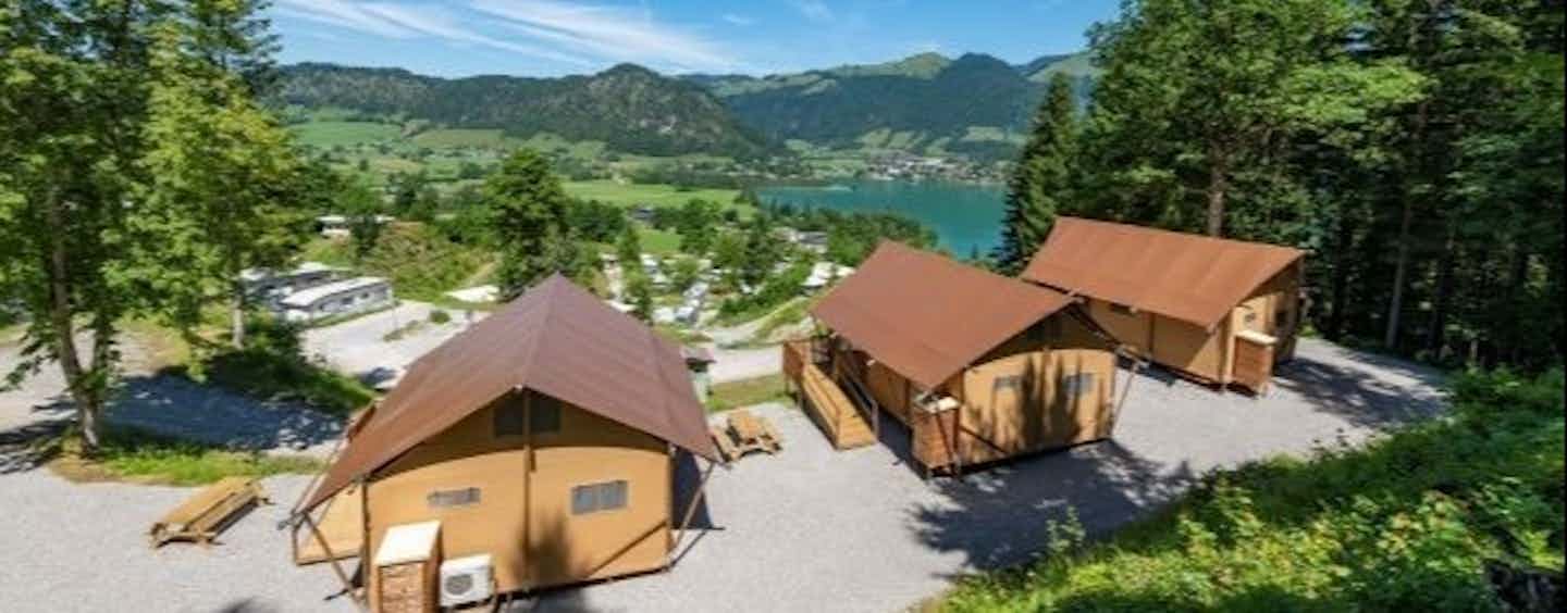 Glamping am See in Österreich
