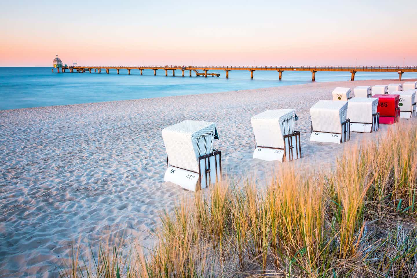 Camping in the Baltic seaside resort of Zinnowitz