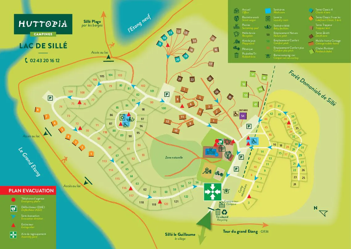 Huttopia Lac de Sillé | ANWB Camping