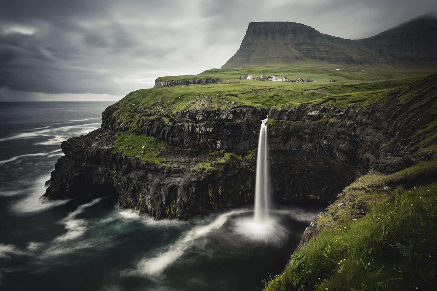 Campeggio alle Isole Faroe