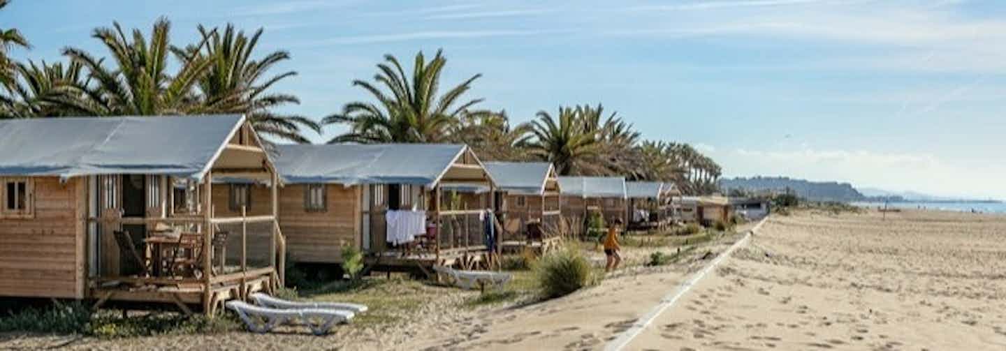 Glamping aan het strand