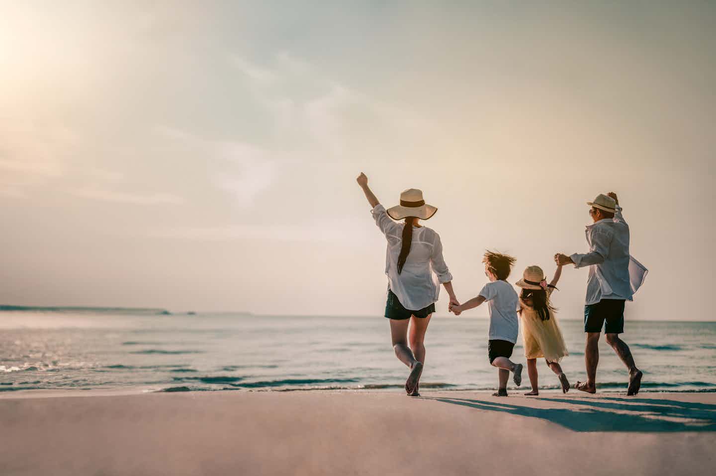 Camping avec enfants en bord de la mer