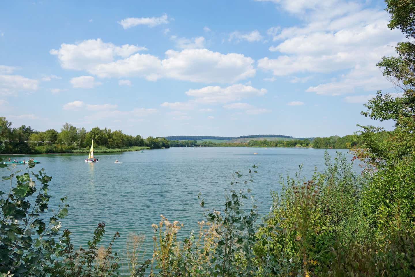 Camping at Breitenauer Lake