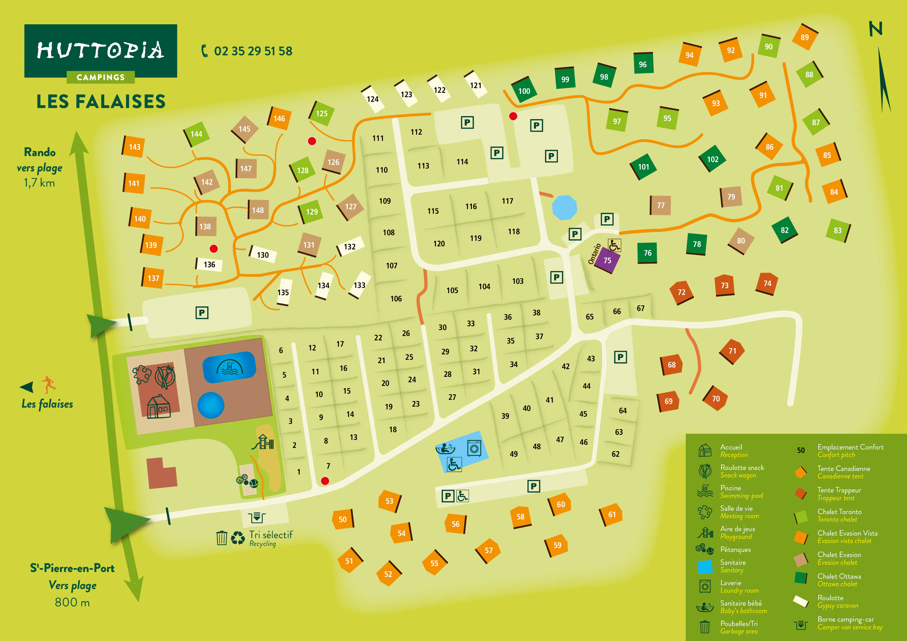 Huttopia Les Falaises - Normandie | ANWB Camping