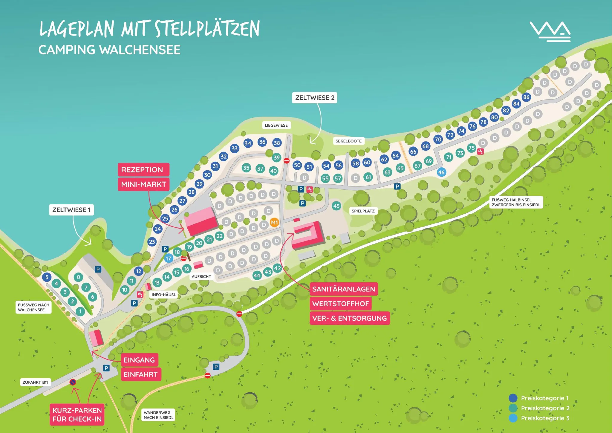Walchensee Map Camping Walchensee | ANWB Camping