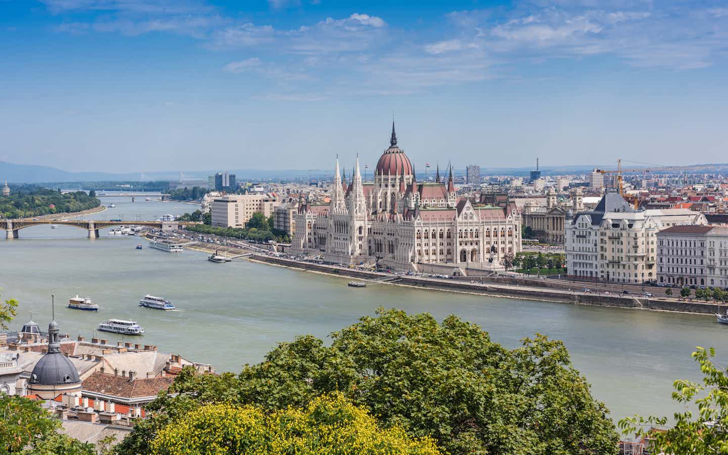 Camping an der Donau in Ungarn