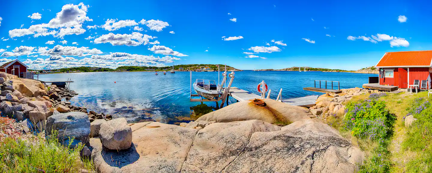 Camping au bord de la mer en Suède