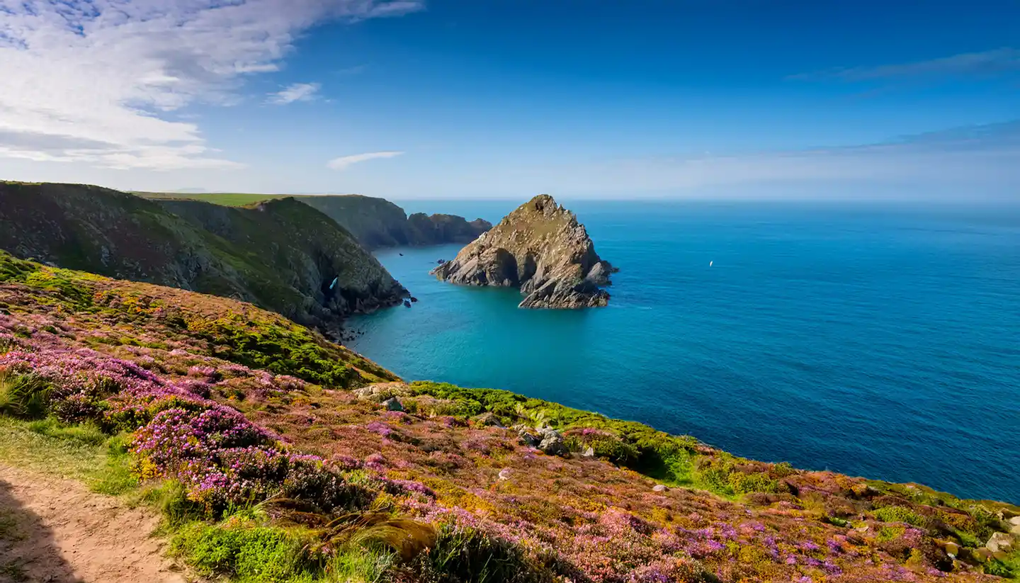 Camping in England am Meer