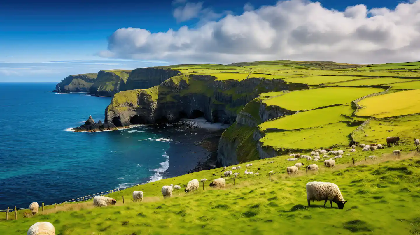 Camping in Irland am Meer