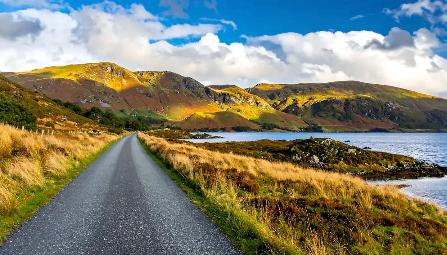 Camping in Schottland am Meer